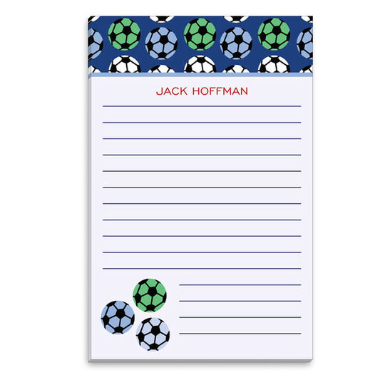 Boys Soccer Notepads